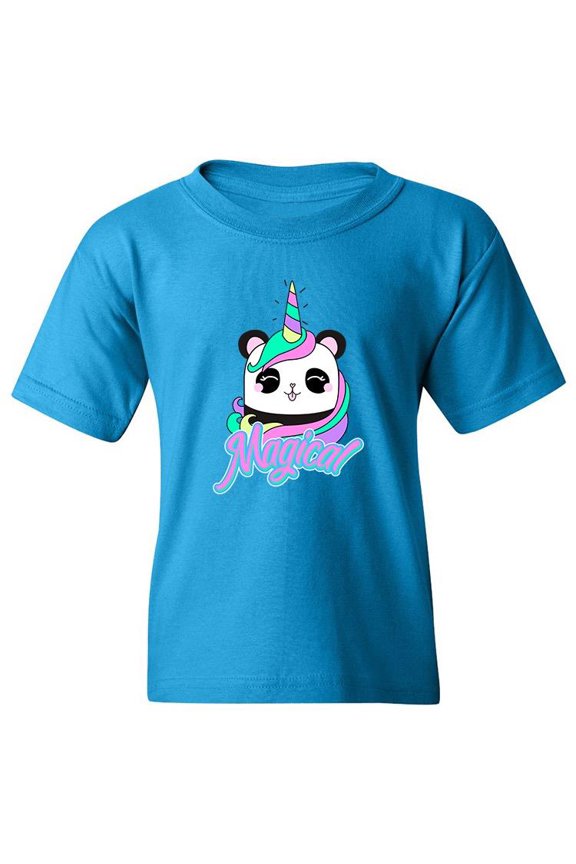 Cute Unicorn Panda T-Shirt Juniors -Image by Shutterstock, Medium