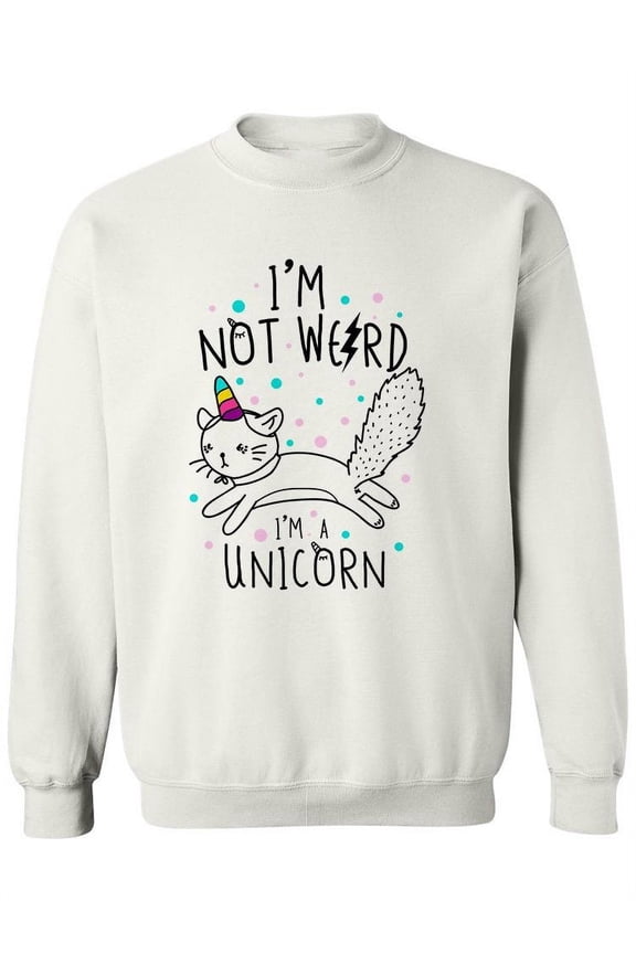 Cute Unicorn Quote. Sweatshirt Women -Image by Shutterstock, Female 4X-Large