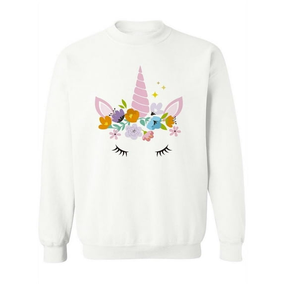 Cute Unicorn Sweatshirt Women -SPIdeals Designs, Female 3X-Large