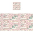 thumbnail image 1 of Cute Unicorn Towels Highly Absorbent Cotton Towels 2 Pack, Premium Spa & Hotel Quality Quick Dry Towel Set,54" x 27", 1 of 7