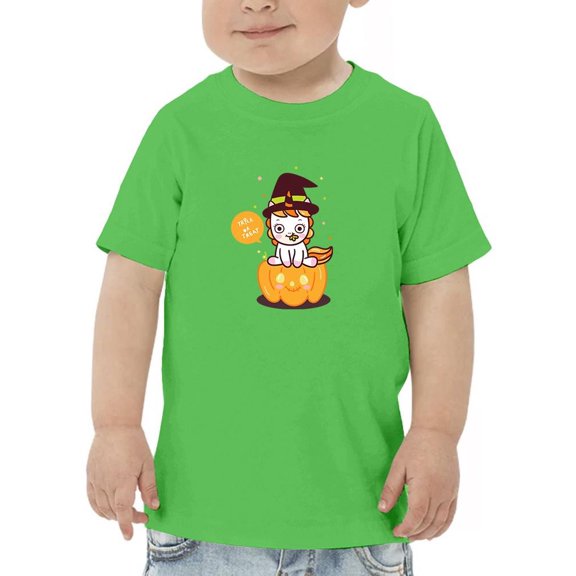 Cute Unicorn Trick Or Treat T-Shirt Toddler -Image by Shutterstock,  3 Toddler
