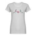 thumbnail image 1 of Cute Unicorns With Huge Heart Shaped T-Shirt Women -Image by Shutterstock, Female Medium, 1 of 2