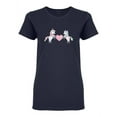 thumbnail image 1 of Cute Unicorns With Huge Heart Shaped T-Shirt Women -Image by Shutterstock, Female Small, 1 of 2