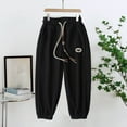 thumbnail image 1 of Cute On Unisex Toddler Jogger Pants Kids Cotton Elastic Waist Winter Baby Sweatpants , Suitable For 2-12 Years Old Boy's Pants Pantalones Velvet Leggings For Boy Winter baby&nbsp;clearance, 1 of 7