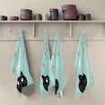 thumbnail image 1 of Cute Valentine Cat Kitchen Dish Towels Set of 6 Absorbent Hand Towels, Lint-Free 18"x28" Love Blue Dishcloths Fast Drying for Cooking Baking Home Clean, 1 of 5