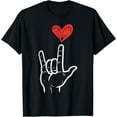 thumbnail image 1 of Cute Valentine Shirt Men Heart Graphic Casual T-shirt, 1 of 7