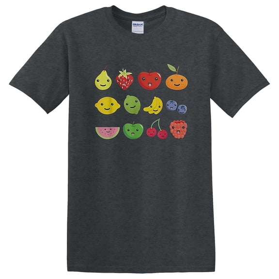 Cute Vegetable Apple Orange Melon Summer Foodie Fun Healthy Eat T-Shirt Unisex, up to 5XL