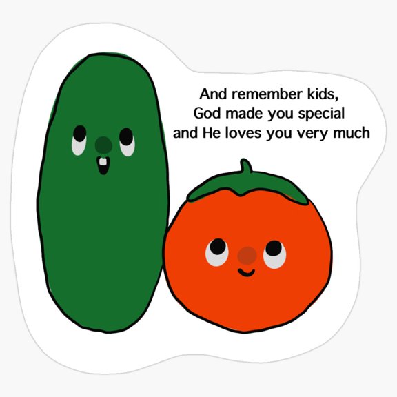 Cute Vegetable Doodle Doodle Art Sketch Pattern Cucumber Tomato Pea Garden Decal For Kids Journal Sticker