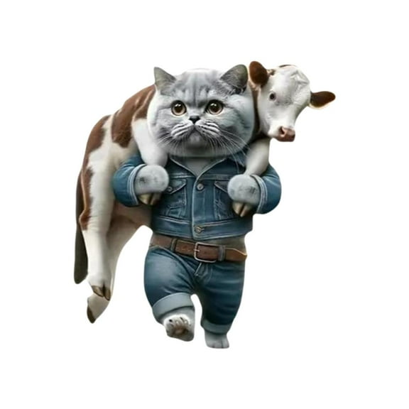 Cute Vent Clips Car Accessories, Creative Animal Car Freshener Vent Clip Car Fragrance Diffuser, Cat Conditioner Outlet Vent Clips Decorations Car Decor Gift