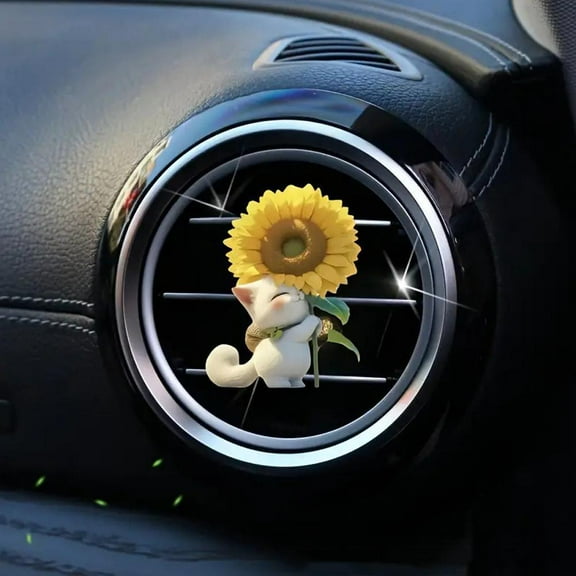 Cute Vent Clips Car Accessories,Creative Animal Car Vent Clips,Cartoon Car Freshener Vent Clip,Car Fragrance Diffuser Perfume Clips, Conditioner Outlet Vent Clips Decorations