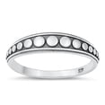 thumbnail image 1 of Cute Vintage Bali Promise Ring .925 Sterling Silver Band Jewelry Female Male Unisex Size 10, 1 of 4