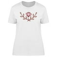 thumbnail image 1 of Cute Vintage Flower Bud T-Shirt Women -Image by Shutterstock, Female Medium, 1 of 2