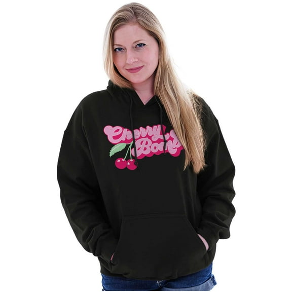 Cute Vintage Retro Cherry Bomb Hoodie Sweatshirt Women Brisco Brands S