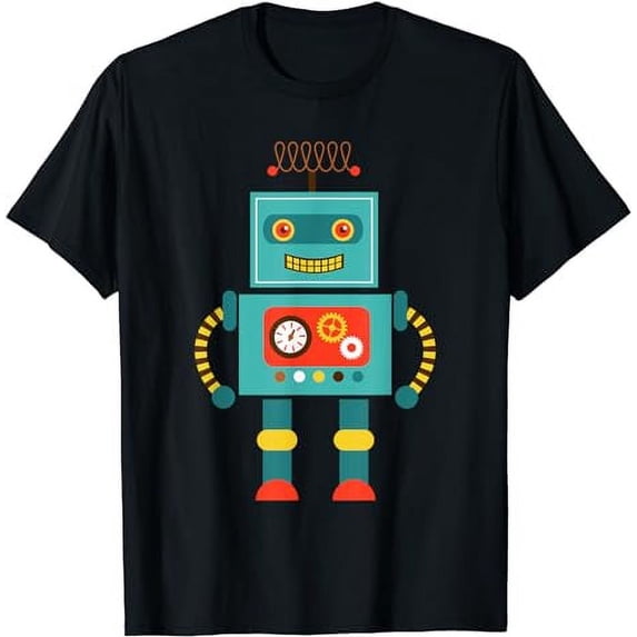 Cute Vintage & Retro Robot Art | Science & Math Z000011