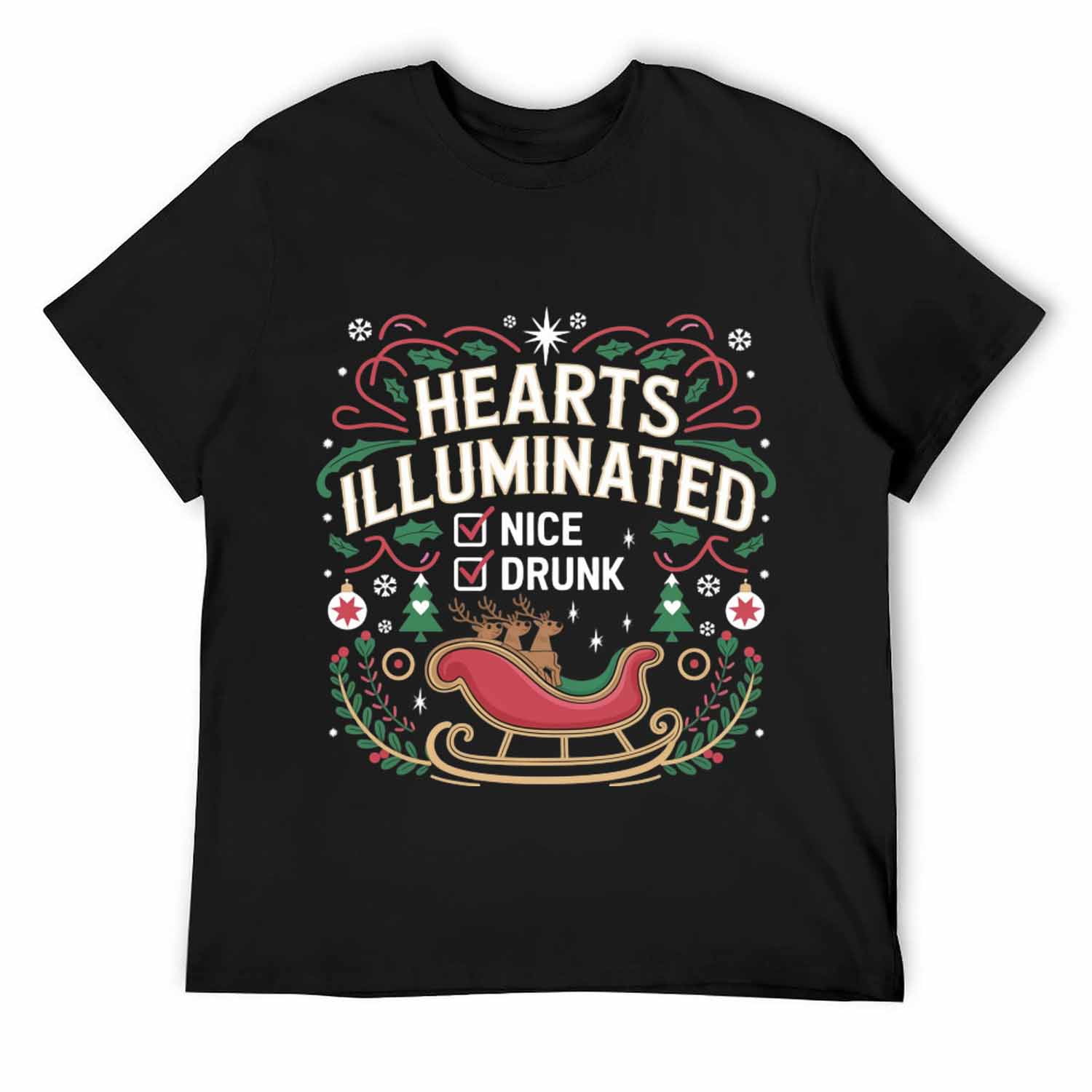 Cute Vintage Vote Hearts Illuminated Republican Us Flag 2024 Womens T