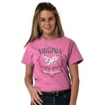 thumbnail image 1 of Cute Virginia Bald Eagle Floral VA Women's Graphic T Shirt Tees Brisco Brands S, 1 of 6