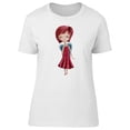thumbnail image 1 of Cute Virgo Girl Zodiac Cartoon T-Shirt Women -Image by Shutterstock, Female Large, 1 of 4