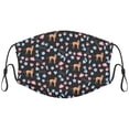 thumbnail image 1 of Cute Vizsla Dog Graphic Printed Cloth Face Masks Reusable Washable Adjustable for Adults (1 PCS), 1 of 5