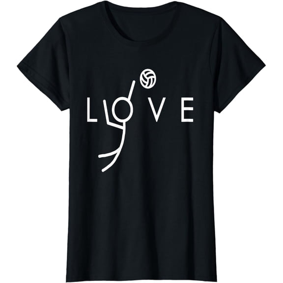 Cute Volleyball T Shirts For Teen Girls - Spike Love Shirt