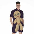 thumbnail image 1 of Cute Voodoo Doll Short Sleeve Men'S Rompers Casual Summer Jumpsuits Outfit, 1 of 4