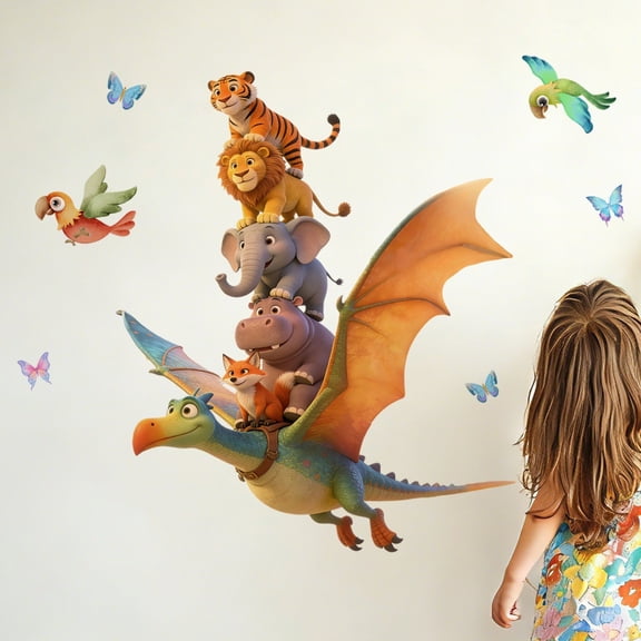 Cute Wall Sticker Adhesive Home Background Decoration Mural Decal Peel And Stick Removable Strong Self Adhesive for Bedroom Living Room Refrigerator Wardrobe Furniture Doors Office Home Wall Decor