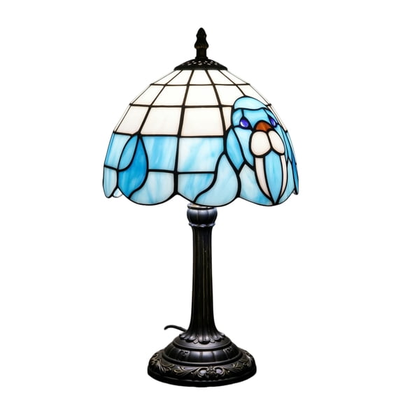 Cute Walrus Resin Table Lamp, Plug In Desk Lamp With Soft Non-Glare Light, Decorative Bedside Night Light For Bedroom Living Room Dorm & Housewarming Holiday Gift