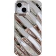 thumbnail image 1 of Cute Water Ripple Pattern Wave Shape Camera Lens Protection Soft Compatible with iPhone Case (Light Silver,iPhone 11), 1 of 13