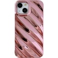 thumbnail image 1 of Cute Water Ripple Pattern Wave Shape Camera Lens Protection Soft Compatible with iPhone Case (Pink,iPhone 12 Pro Max), 1 of 14