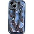 thumbnail image 1 of Cute Water Ripple Shape Camera Lens Protection Soft Compatible with iPhone Case (Light Blue,iPhone 15 Pro Max), 1 of 14