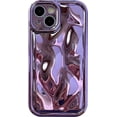 thumbnail image 1 of Cute Water Ripple Shape Camera Lens Protection Soft Compatible with iPhone Case (Light Purple,iPhone 12 Pro Max), 1 of 14