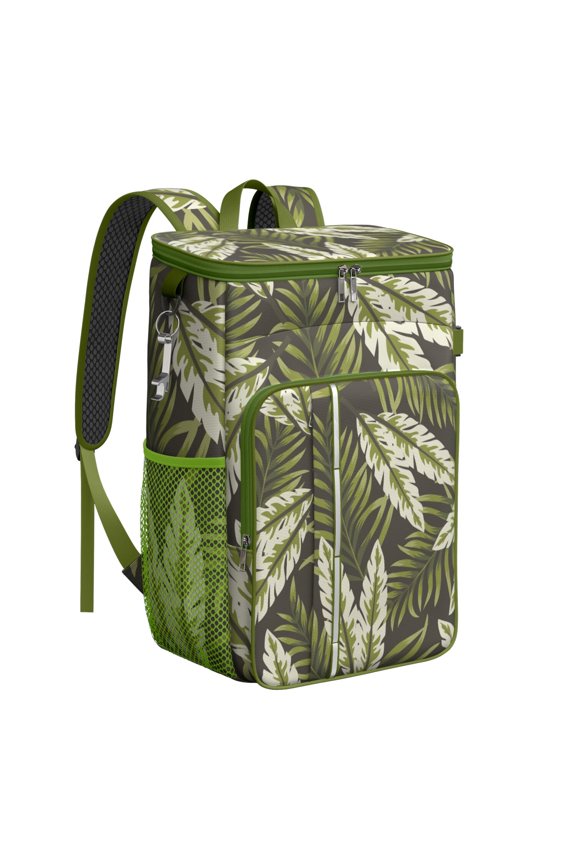 Cute Watercolor Crab Cooler Backpack - 20L Leakproof Insulated Lunch Box for Camping, Work & College, Keeps Food Cold/Hot for 20 Hours