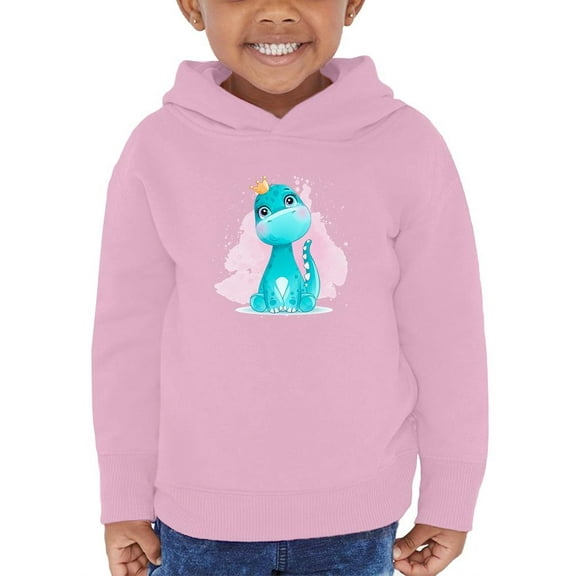 Cute Watercolor Dinosaur Hoodie Toddler -Image by Shutterstock, 2 Toddler