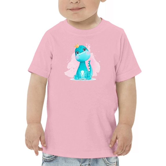 Cute Watercolor Dinosaur T-Shirt Toddler -Image by Shutterstock, 2 Toddler