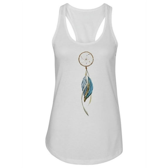Cute Watercolor Dreamcatcher. Tank Women -Image by Shutterstock, Female Medium