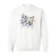 thumbnail image 1 of Cute Watercolor Kitten. Sweatshirt Women -Image by Shutterstock, Female XX-Large, 1 of 4