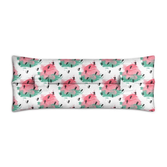 Cute Watermelon Illustration Seatbelt Pillow - Post-Op Travel Pillow for Mastectomy & Rib Fracture Patients