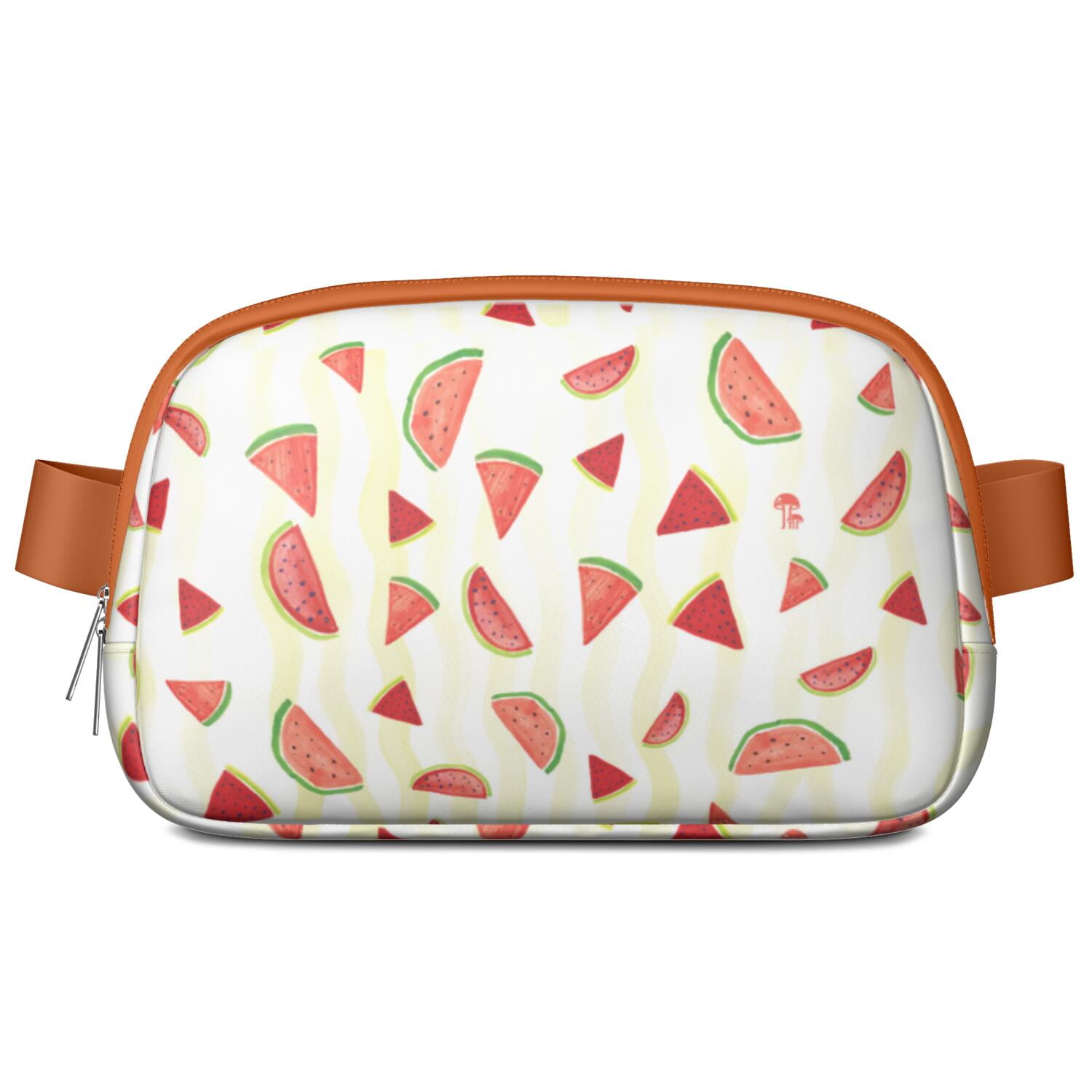 Cute Watermelon Pattern Waist Bag – Summer Fruit Fanny Pack with Aesthetic Tropical Design