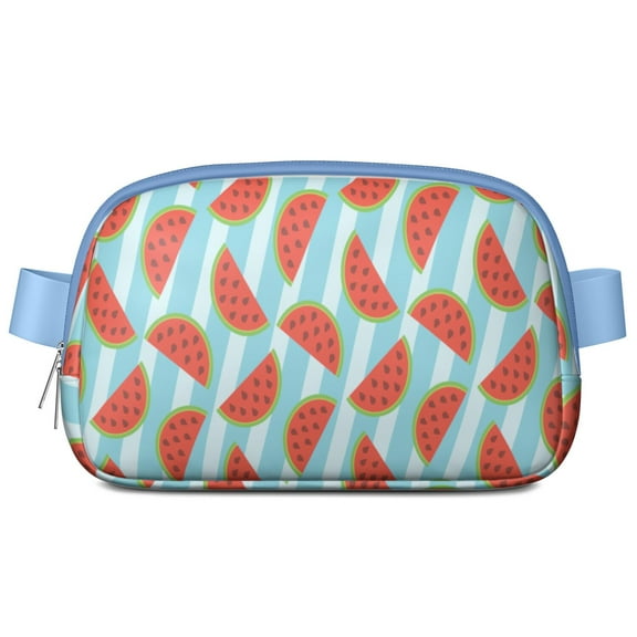 Cute Watermelon Pattern Waist Bag – Summer Fruit Fanny Pack with Aesthetic Tropical Design