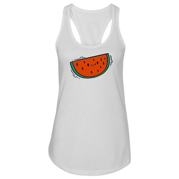 Cute Watermelon Slice. Tank Women -Image by Shutterstock, Female x-Small