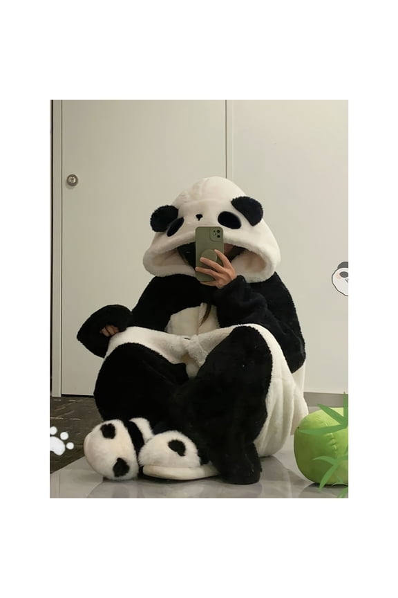 Women's, Men's Wearable Blanket Kawaii Animal Hoodie Pajamas