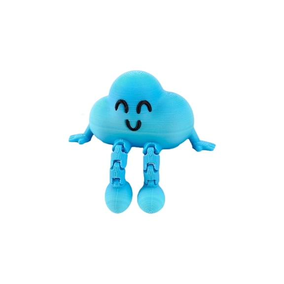 Cute Weather Series Sitting Figurines (Moon/Sun/Star/Cloud) 3D Printed Desktop Decor Cartoon Ornaments Creative Gift For Office Desk Home Decoration