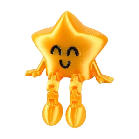 Cute Weather Series Sitting Figurines Moon Sun Star Cloud, 3D Printed Desktop Decor Cartoon Ornaments Creative Gift Set A