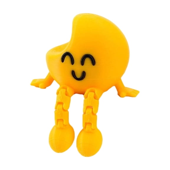Cute Weather Series Sitting Figurines Moon Sun Star Cloud, 3D Printed Desktop Decor Cartoon Ornaments Creative Gift Set D