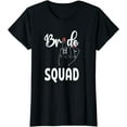 thumbnail image 1 of Cute Wedding Bridesmaid Bachelorette Finger Ring Bride Squad T-Shirt, 1 of 3
