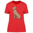 thumbnail image 1 of Cute Weimaraner Cartoon T-Shirt Women -Image by Shutterstock, Female XX-Large, 1 of 2
