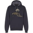 thumbnail image 1 of Cute Weimaraner Laid Down Hoodie Men -Image by Shutterstock, Male XX-Large, 1 of 2