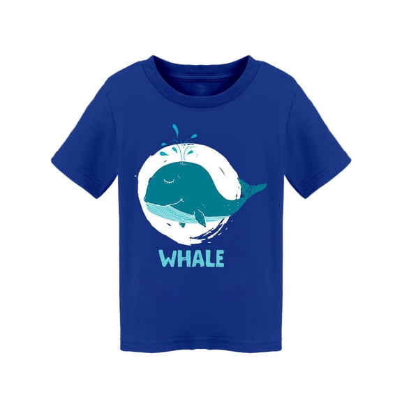 Cute Whale Cartoon T-Shirt Toddler -Image by Shutterstock, 3 Toddler