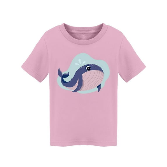 Cute Whale Design T-Shirt Toddler -Image by Shutterstock, 3 Toddler