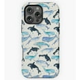 thumbnail image 1 of Cute Whales Orcas Narwhals GA483 Phone Case for iPhone 11 to 17 Pro Max, 1 of 2