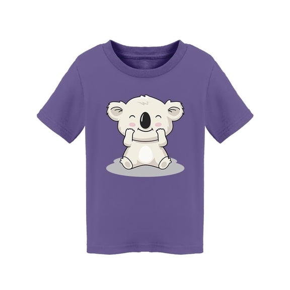 Cute White Koala Cartoon T-Shirt Toddler -Image by Shutterstock,  2 Toddler